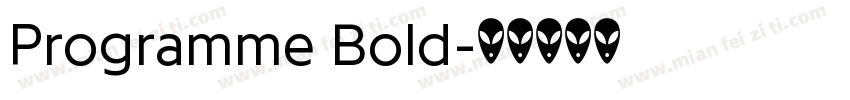 Programme Bold字体转换